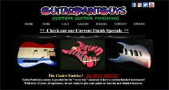 Desktop Screenshot of guitarpaintguys.com